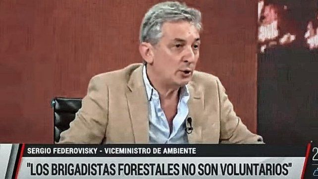 Repudio de los bomberos voluntarios de Paraná y el país al viceministro de Ambiente