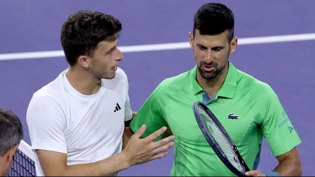 Luca Nardi sorprendió a todos al sacar de competencia a Novak Djokovic