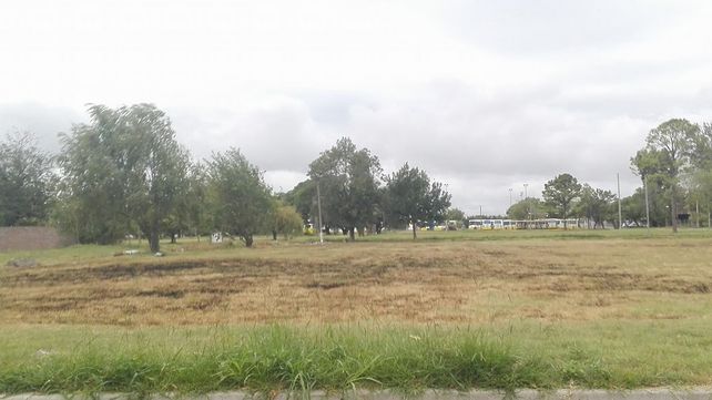 En barrio Guadalupe. Se quemó parte de las canchitas de fútbol