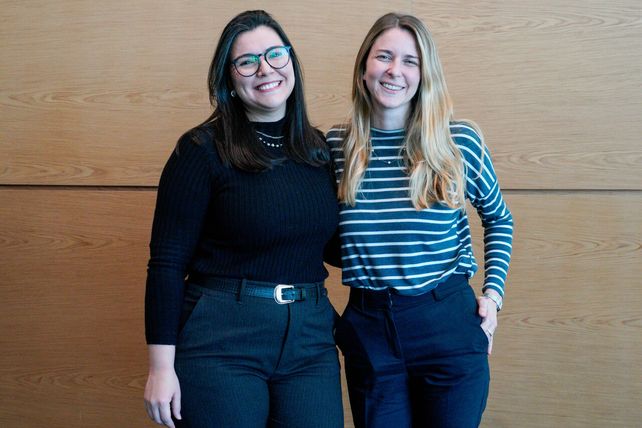 Las cirujanas Anahí Cilenzo y Elena Caldani se formaron en el Heca.