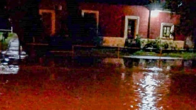 Por cuarta vez en dos meses volvió a inundarse Irazusta