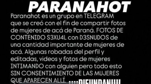 Mujeres en alerta por grupo Paranahot que difunde imágenes íntimas sin consentimiento en Telegram