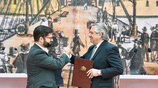 Fernández le pidió a Boric por el corredor bioceánico