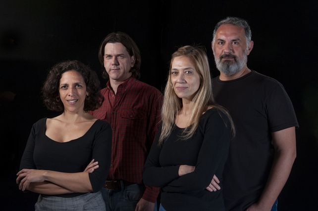 Hay equipo. El staff de “La intemperie”