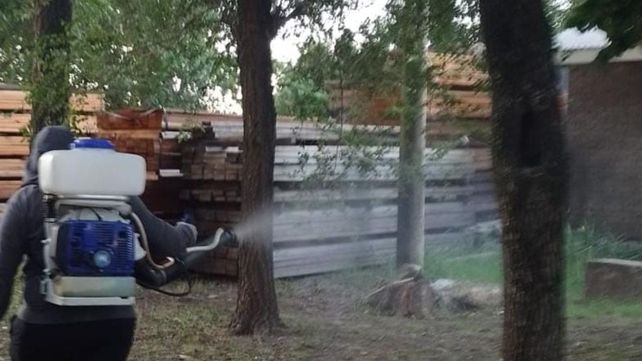 El municipio lleva adelante bloqueos preventivos con fumigaciones en zonas donde se registraron casos positivos de dengue.