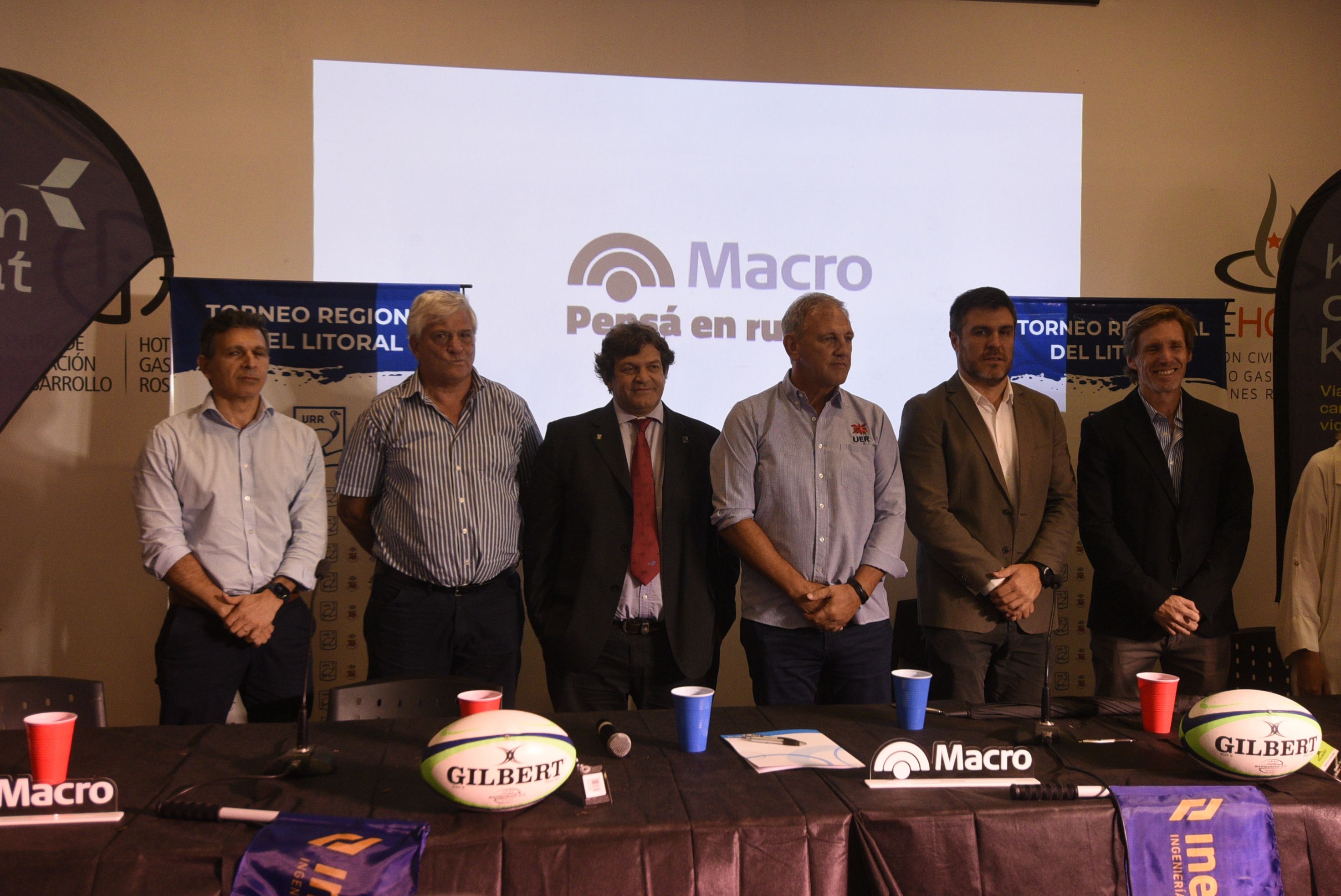 La conferencia de prensa fue la antesala de la firma del convenio entre los dirigentes del rugby de la región y el nuevo sponsor.