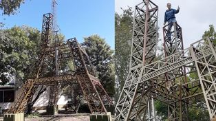La Torre Alicia, una réplica a escala de la famosa torre Eiffel de París, fue construida con 8.000 piezas metálicas que conforman módulos desarmables para ser trasladada. Tiene 31,60 metros de altura.