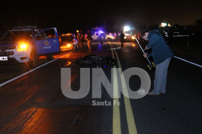 Murió un motociclista en un choque en la ruta nacional N° 11 en Sauce Viejo