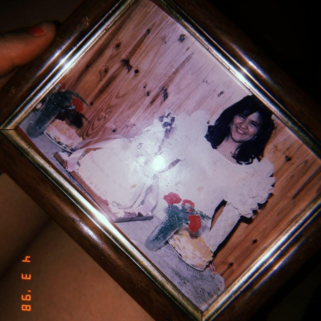 Verónica en 1998 cuando cumplía 15 años; fue asesinada 13 años después por su pareja. 