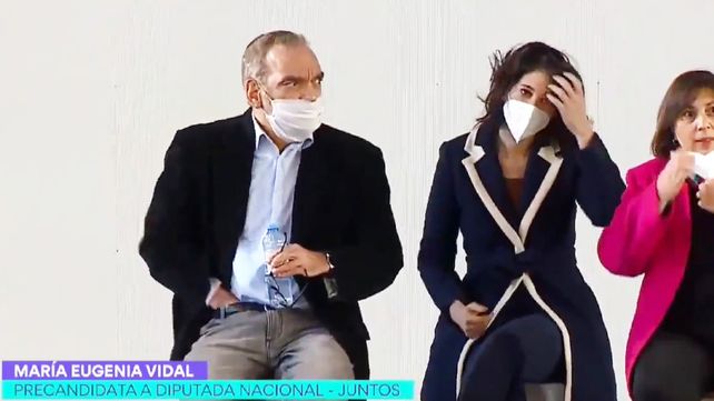 El desagradable gesto de Fernando Iglesias durante un acto&nbsp;