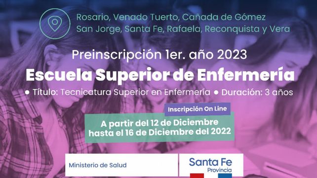 La provincia abre la preinscripción para la carrera de Enfermería