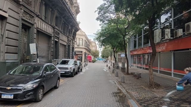 Así se presenta el cielo de Rosario alrededor de las 7.30 de este sábado.&nbsp;