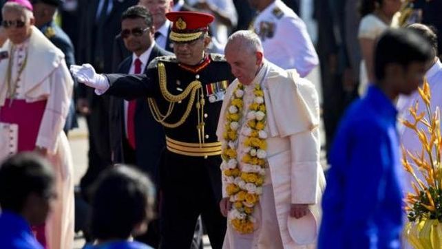 Tras 20 años, Sri Lanka recibió nuevamente a un papa