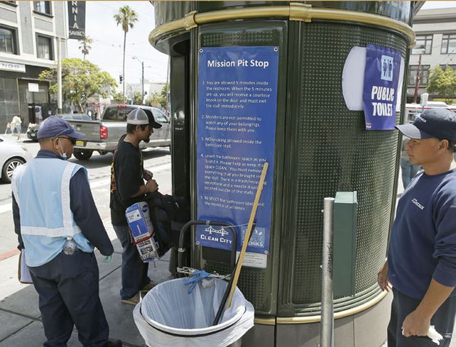 San Francisco cuenta con una innumerable cantidad de baños públicos. (Foto: AP)