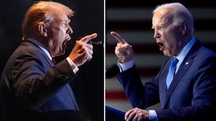 Donald Trump, ex presidente republicano, de 78 años, y Joe Biden, actual mandatario demócrata, de 81, volverán a enfrentarse.