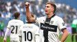 Mateo Pellegrino marcó un golazo en el empate de Parma ante Sassuolo.