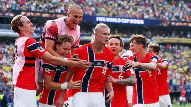 Sorpresa: Noruega eliminó a Brasil con un doblete de Haaland.