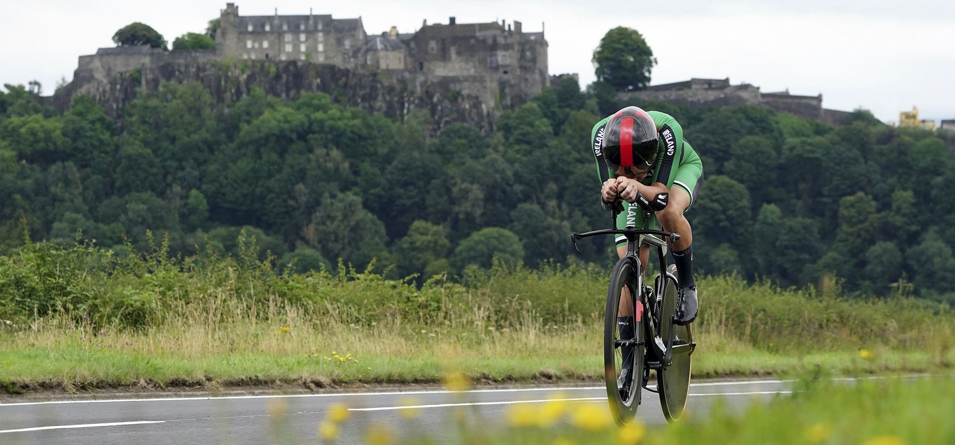 La irlandesa Kelly Murphy compite en la contrarreloj individual de élite femenina el octavo día del Campeonato Mundial de Ciclismo UCI 2023 en Stirling, Escocia, el jueves 10 de agosto de 2023. (Jane Barlow/PA vía AP) La irlandesa Kelly Murphy compite en la contrarreloj individual de élite femenina el octavo día del Campeonato Mundial de Ciclismo UCI 2023 en Stirling, Escocia, el jueves 10 de agosto de 2023. (Jane Barlow/PA vía AP)