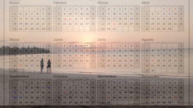 Calendario de feriados en 2026