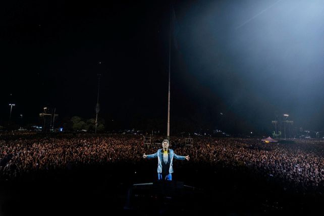 El recital gratuito que brindó Fito Páez en el Monumento fue uno de los grandes atractivos turísticos del primer semestre del año.