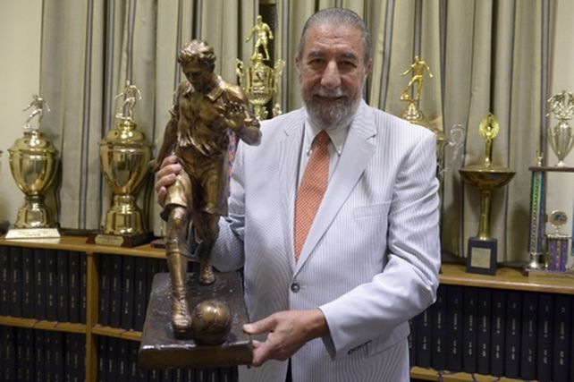 Feliz por el aniversario. Mario Oscar Giammaría se refirió a los 118 años de la liga más importante del interior del país.