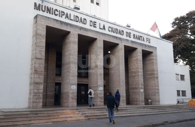 Los trabajadores municipales de paro.&nbsp;