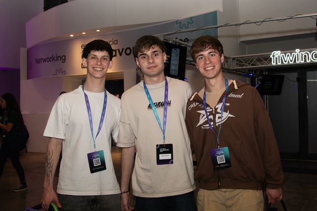 Tiago Mauro, Mateo Rosatto y Juan Sangasis