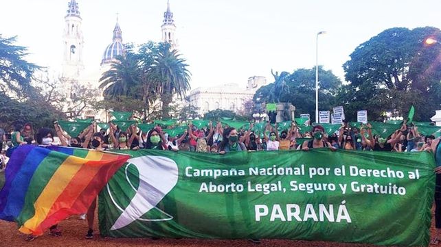 Paraná: apoyo al proyecto del aborto legal