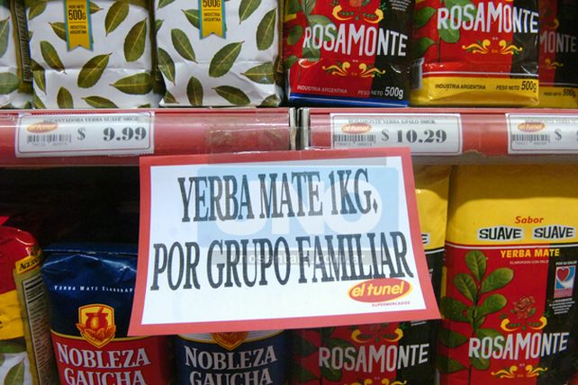 Hubo 10 denuncias de consumidores por la yerba en Santa Fe