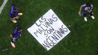 A qué sanción se expone la AFA por la bandera de Malvinas
