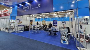 Las empresas santafesinas fueron acompañadas por Santa Fe Global.
