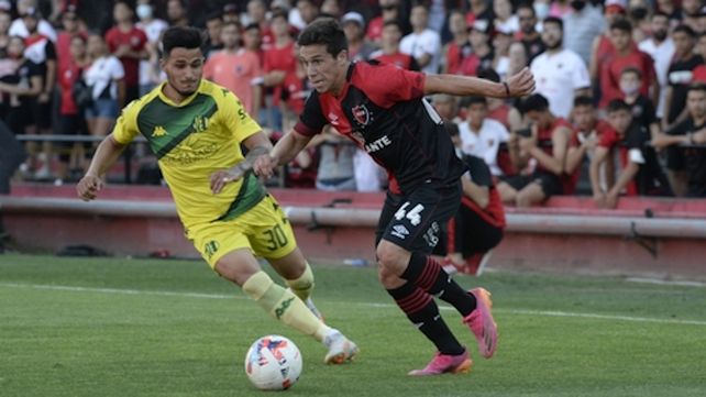 Destacado. Panchito González fue el punto más alto de Newell’s en el partido.
