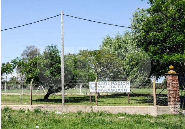 El lugar. En un espacio que cedió el Club La Vuelta del Paraguayo se instalará la posta que arranca en días / Foto: Mauricio Centurión - Uno Santa Fe