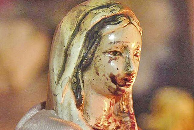 Virgen llora sangre en Santiago del Estero