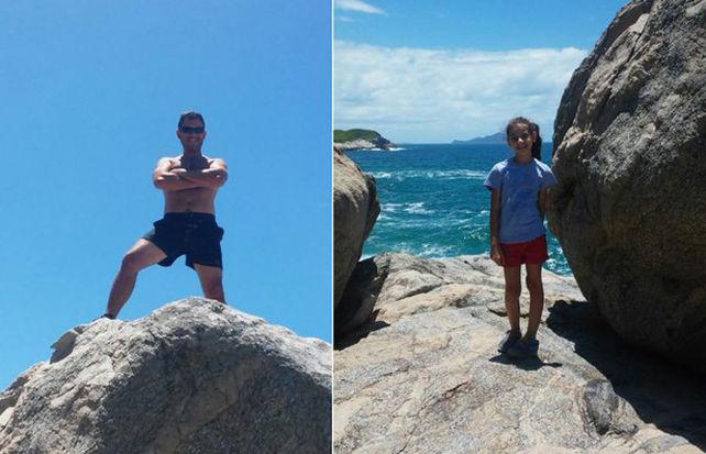 Un hombre y su hija desaparecieron el viernes cuando  se arrojó al mar para rescatar a la nena.