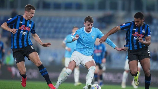 Lazio y Atalanta igualaron en la ida de la semifinal de la Copa Italia