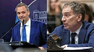 Manuel Adorni y Diego Santilli estarán este jueves en Paraná.