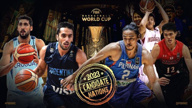 Argentina y Uruguay van por la organización del Mundial de básquet 2023