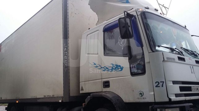 Un accidente con mucha suerte sobre avenida Alem