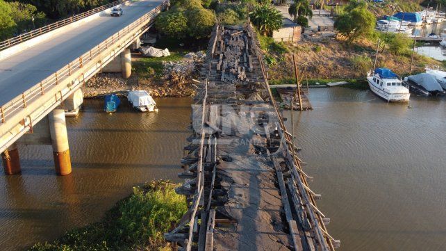 La estructura deteriorada del Puente Palito La estructura deteriorada del Puente Palito