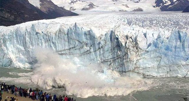 El Calafate se llena de turistas con el proceso de ruptura del glaciar Perito Moreno