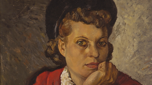 La escritora Rosa Wernicke retratada por Vanzo, una obra que ingresó al Museo Castagnino en 1943.&nbsp;