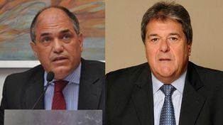 Leonardo Simoniello recibe a Luis Rubeo