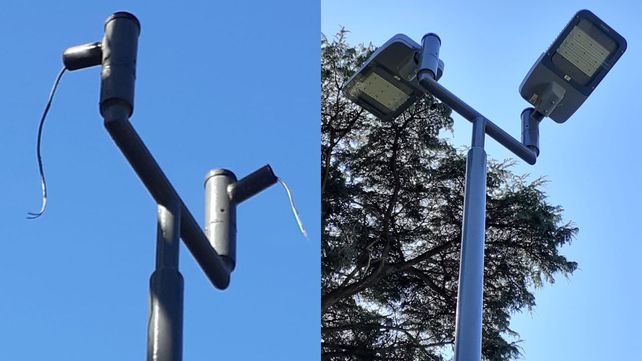 La Asociaci&oacute;n Amigos del Parque denunci&oacute; el robo y rotura de las luminarias.&nbsp;