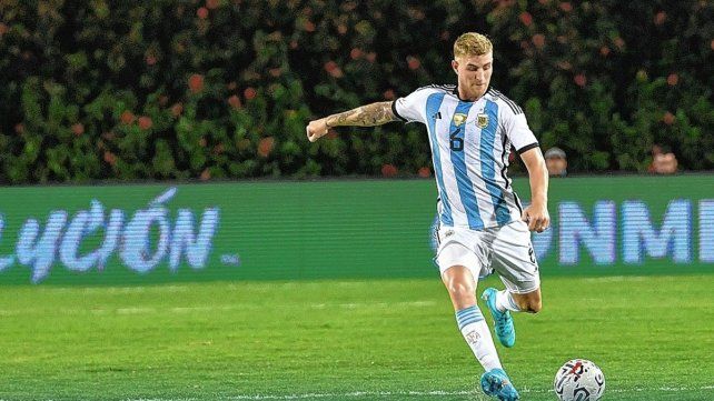 Nicolás Valentini fue citado para jugar en la Selección mayor.