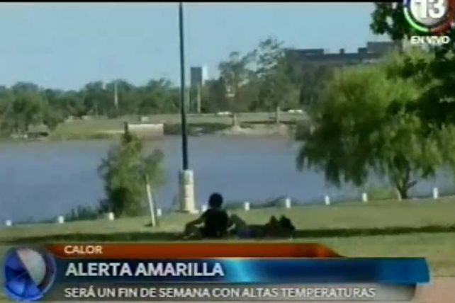 Alerta amarilla: la ciudad tendrá un fin de semana con altas temperaturas