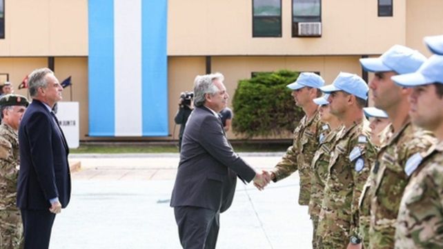 Palabras. El llamado a &ldquo;dar vuelta la p&aacute;gina&rdquo; en la relaci&oacute;n con las Fuerzas Armadas fue eje de la pol&eacute;mica.