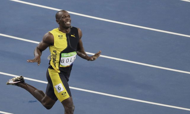 O Rei Usain Bolt, las fotos del jamaiquino que se quedó con el oro en los 100 metros llanos