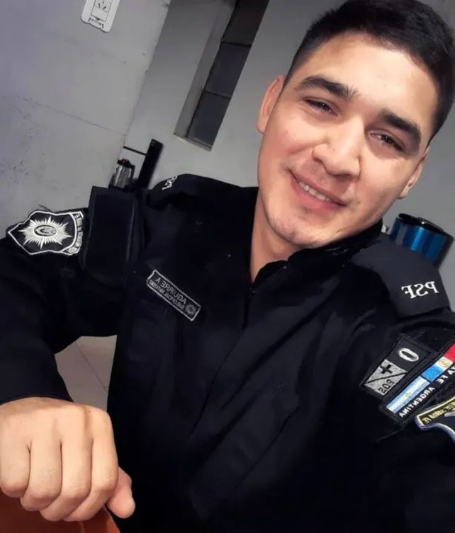 El polic&iacute;a Ariel Andr&eacute;s Aguirre, asesinado este lunes en Margarita.&nbsp;