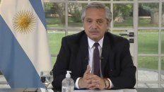 El presidente Alberto Fernández. El presidente Alberto Fernández.